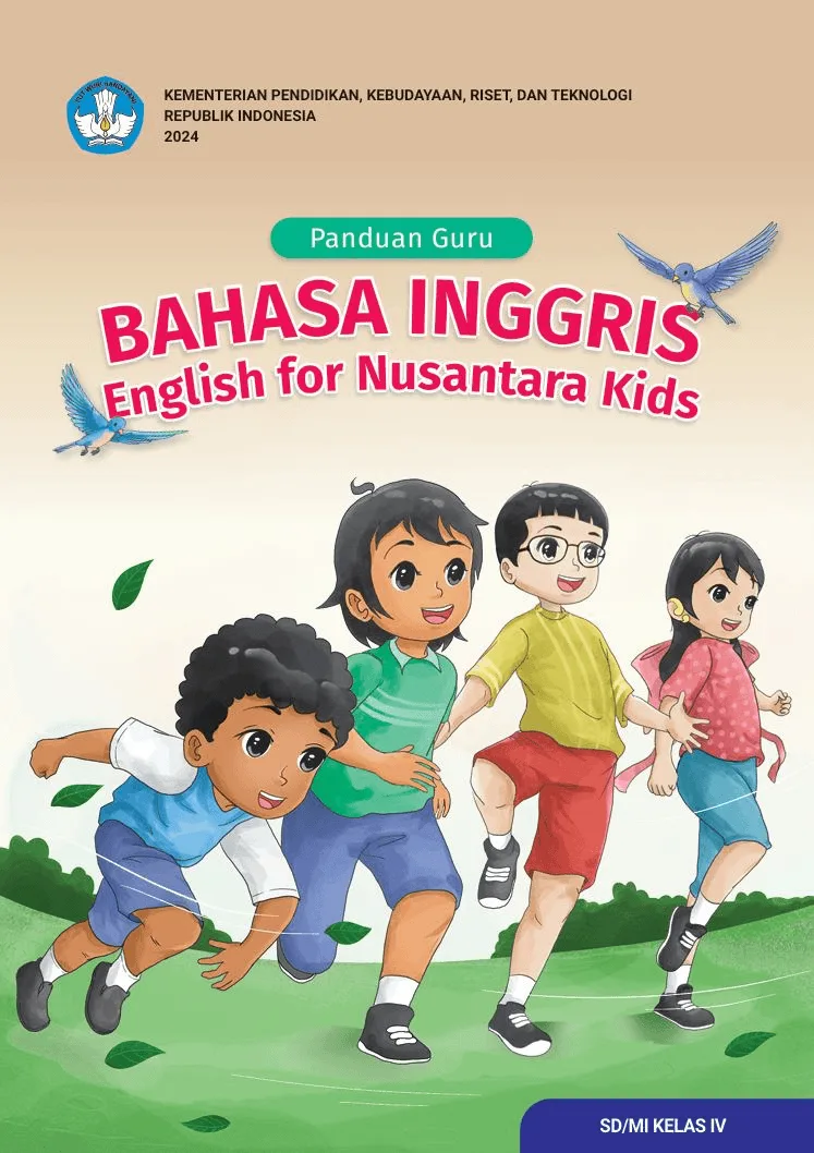 Sampul Panduan Guru Bahasa Inggris: English for Nusantara Kids untuk SD/MI Kelas IV