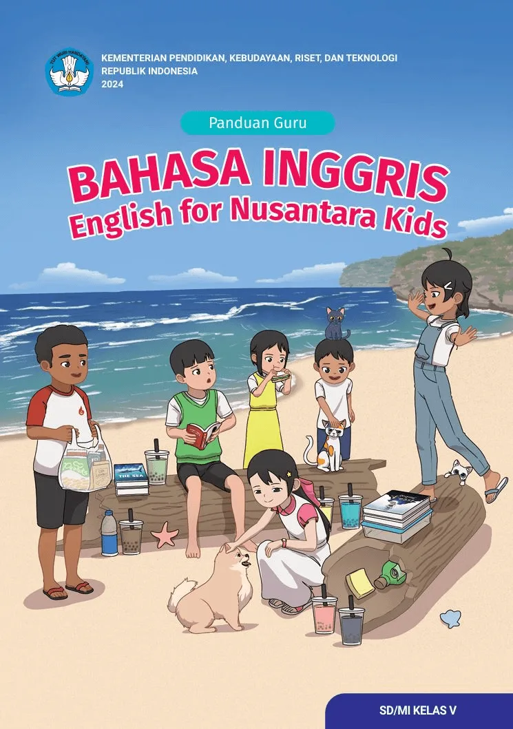 Sampul Panduan Guru Bahasa Inggris: English for Nusantara Kids untuk SD/MI Kelas V