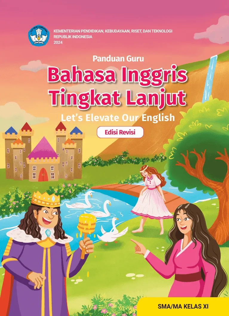 Sampul Panduan Guru Bahasa Inggris Tingkat Lanjut Let's Elevate Our Englishuntuk SMA/MA Kelas XI (Edisi Revisi)