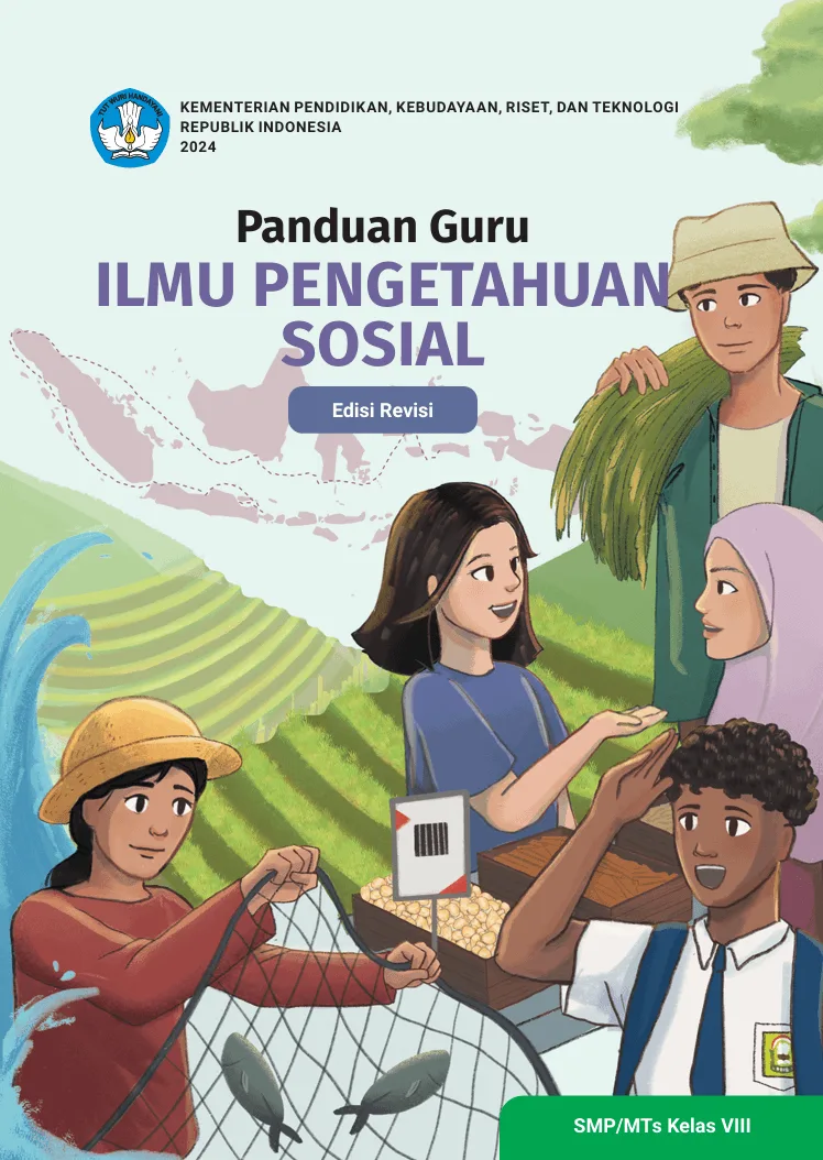 Sampul Panduan Guru Ilmu Pengetahuan Sosial untuk SMP/MTs Kelas VIII (Edisi Revisi)