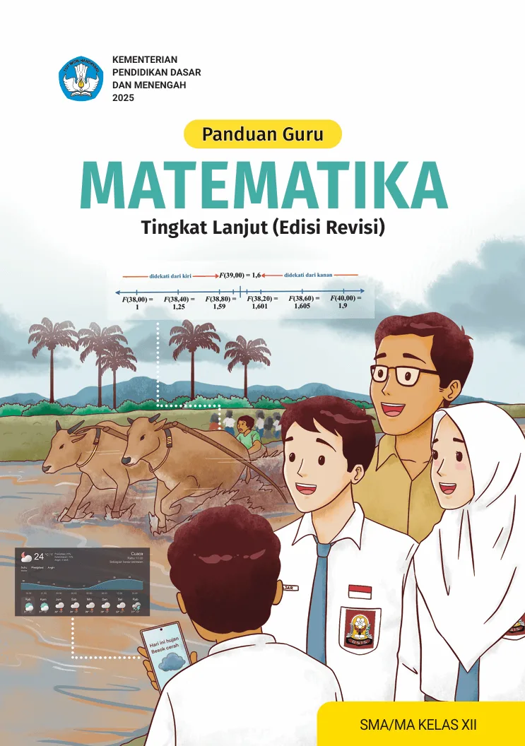 Sampul Panduan Guru Matematika Tingkat Lanjut untuk SMA/MA Kelas XII (Edisi Revisi)