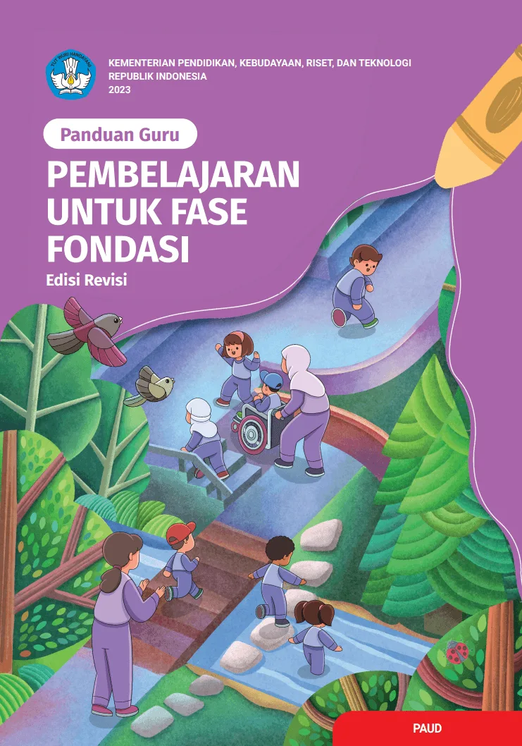 Sampul Panduan Guru Pembelajaran untuk Fase Fondasi (Edisi Revisi)
