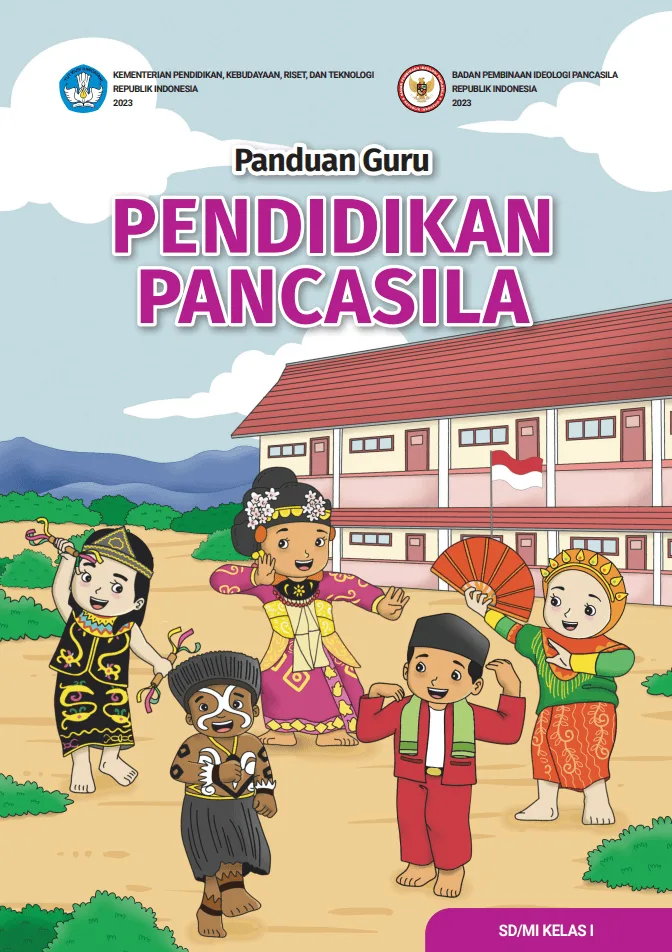 Sampul Panduan Guru Pendidikan Pancasila untuk SD/MI Kelas I