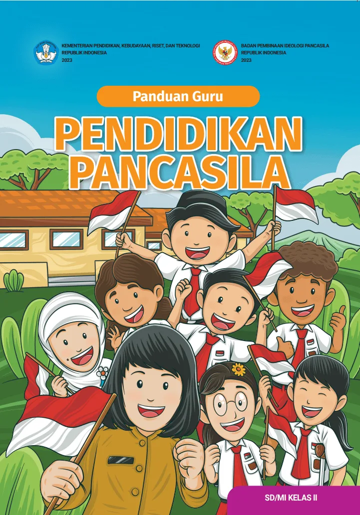 Sampul Panduan Guru Pendidikan Pancasila untuk SD/MI Kelas II