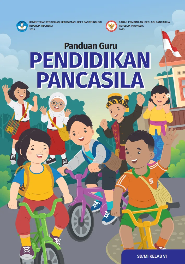 Sampul Panduan Guru Pendidikan Pancasila untuk SD/MI Kelas VI