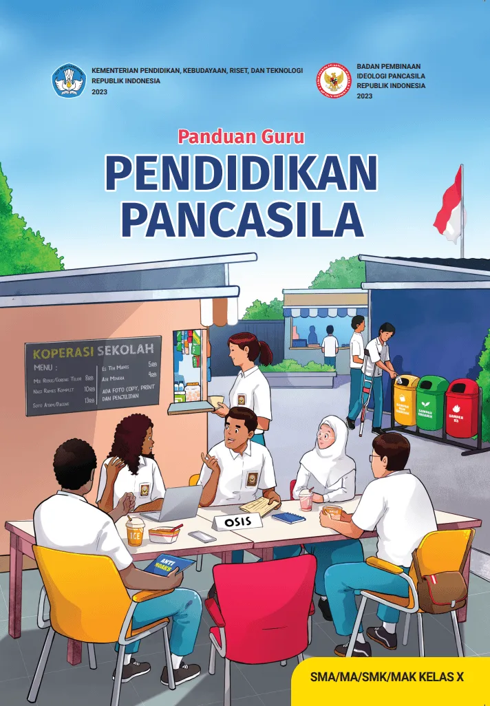 Sampul Panduan Guru Pendidikan Pancasila untuk SMA/MA/SMK/MAK Kelas X