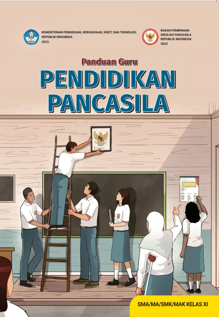 Sampul Panduan Guru Pendidikan Pancasila untuk SMA/MA/SMK/MAK Kelas XI