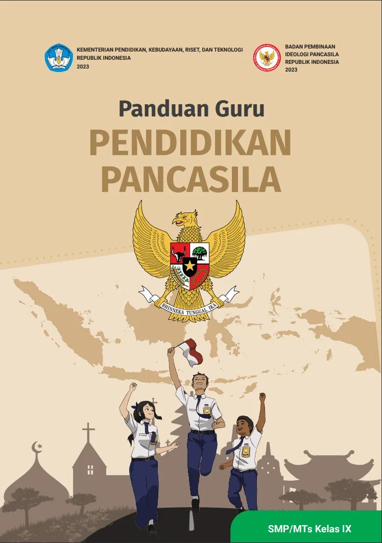 Sampul Panduan Guru Pendidikan Pancasila untuk SMP/MTs Kelas IX