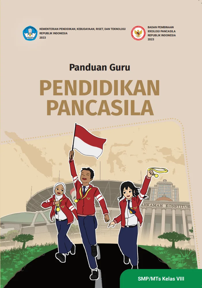 Sampul Panduan Guru Pendidikan Pancasila untuk SMP/MTs Kelas VIII