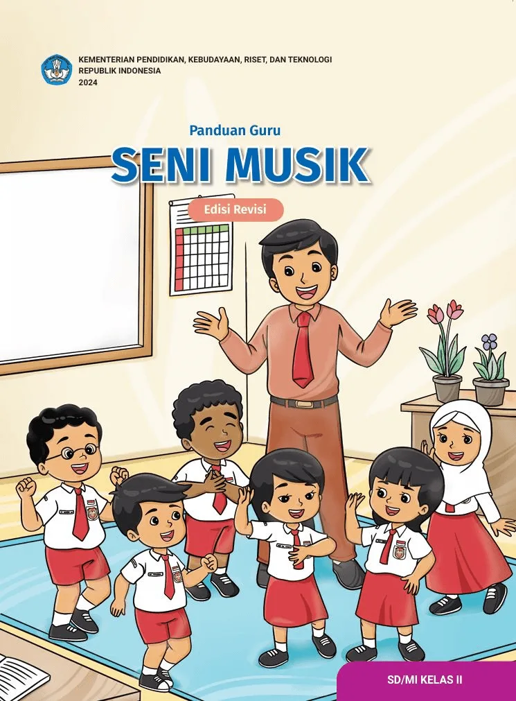 Sampul Panduan Guru Seni Musik untuk SD/MI Kelas II (Edisi Revisi)