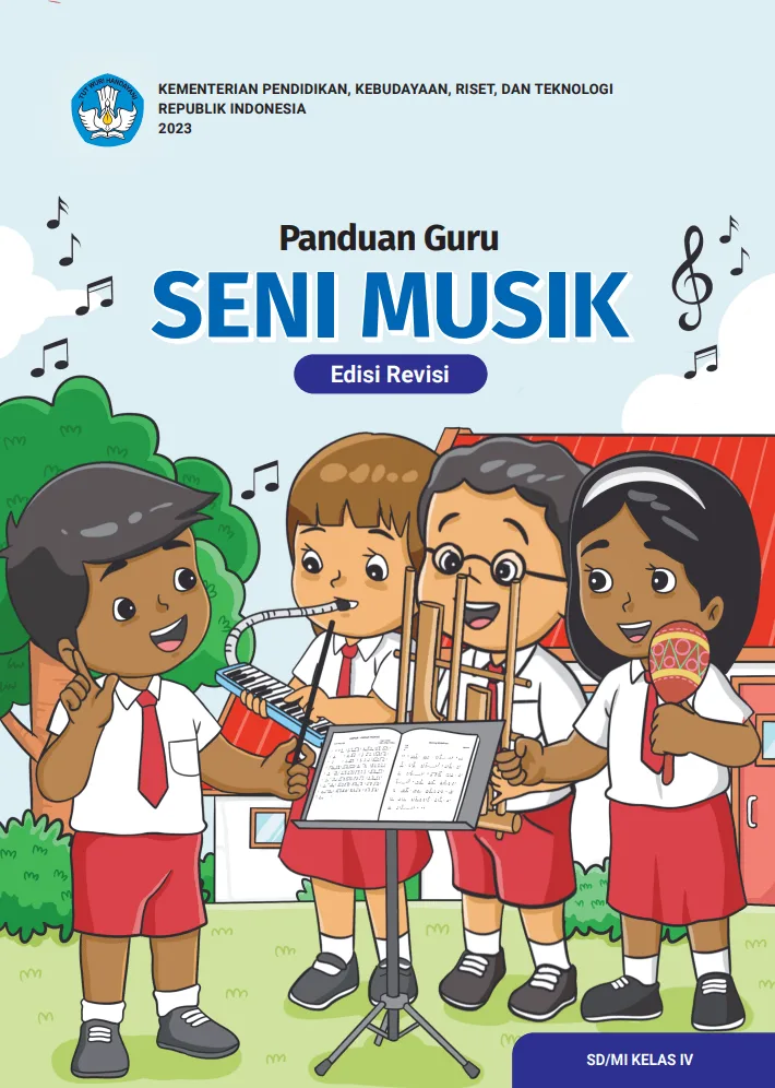 Sampul Panduan Guru Seni Musik untuk SD/MI Kelas IV (Edisi Revisi)