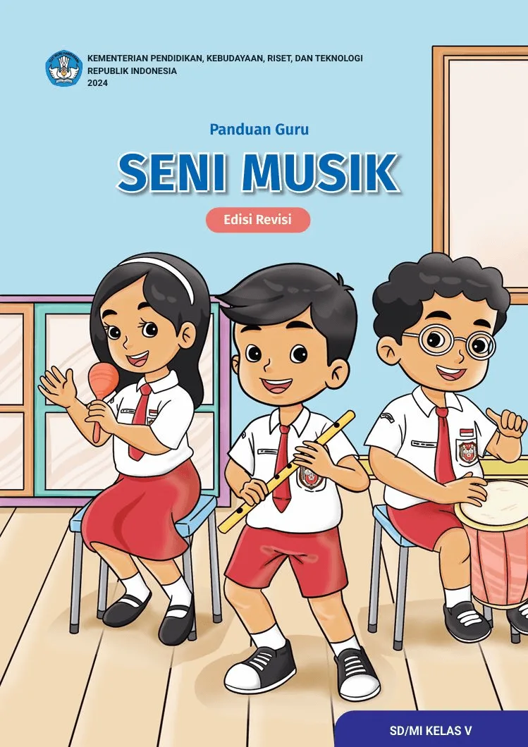 Sampul Panduan Guru Seni Musik untuk SD/MI Kelas V (Edisi Revisi)