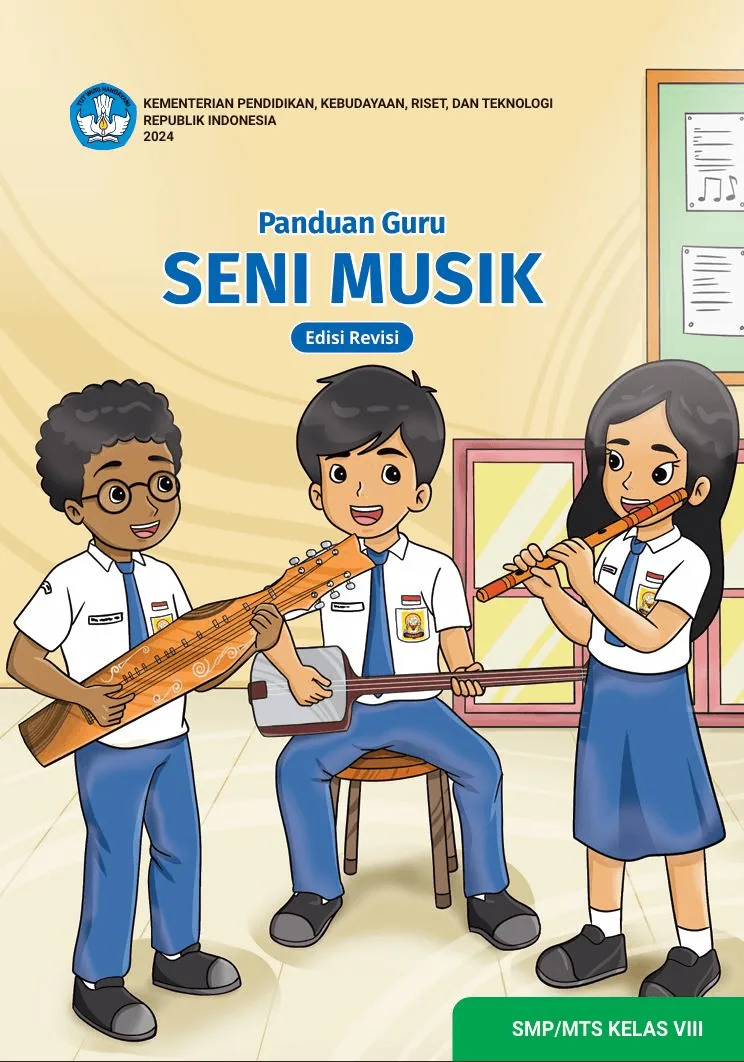 Sampul Panduan Guru Seni Musik untuk SMP/MTs Kelas VIII (Edisi Revisi)