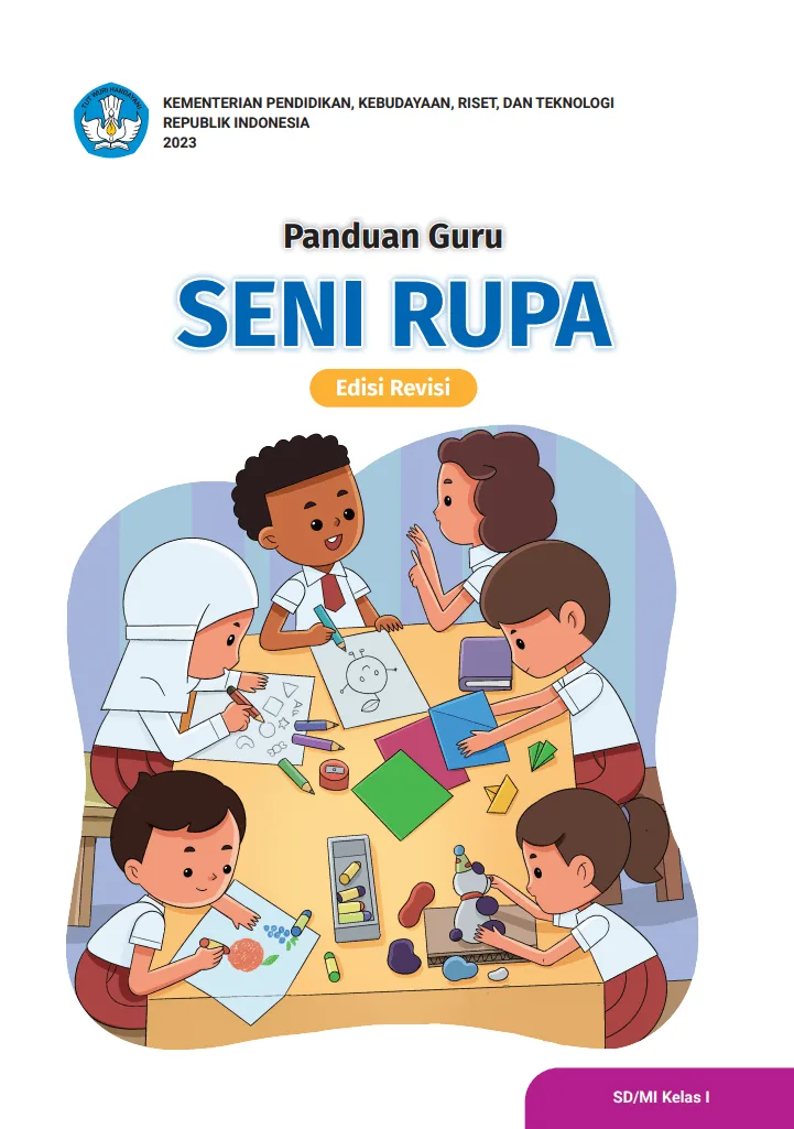 Sampul Panduan Guru Seni Rupa untuk SD/MI Kelas I (Edisi Revisi)
