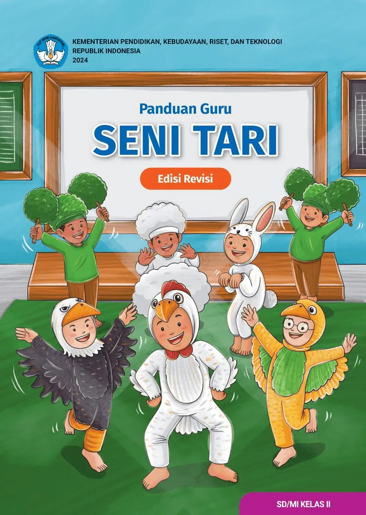Sampul Panduan Guru Seni Tari untuk SD/MI Kelas II (Edisi Revisi)