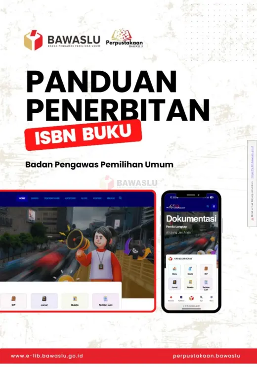 Sampul Panduan Penerbitan ISBN Buku Badan Pengawas Pemilihan Umum