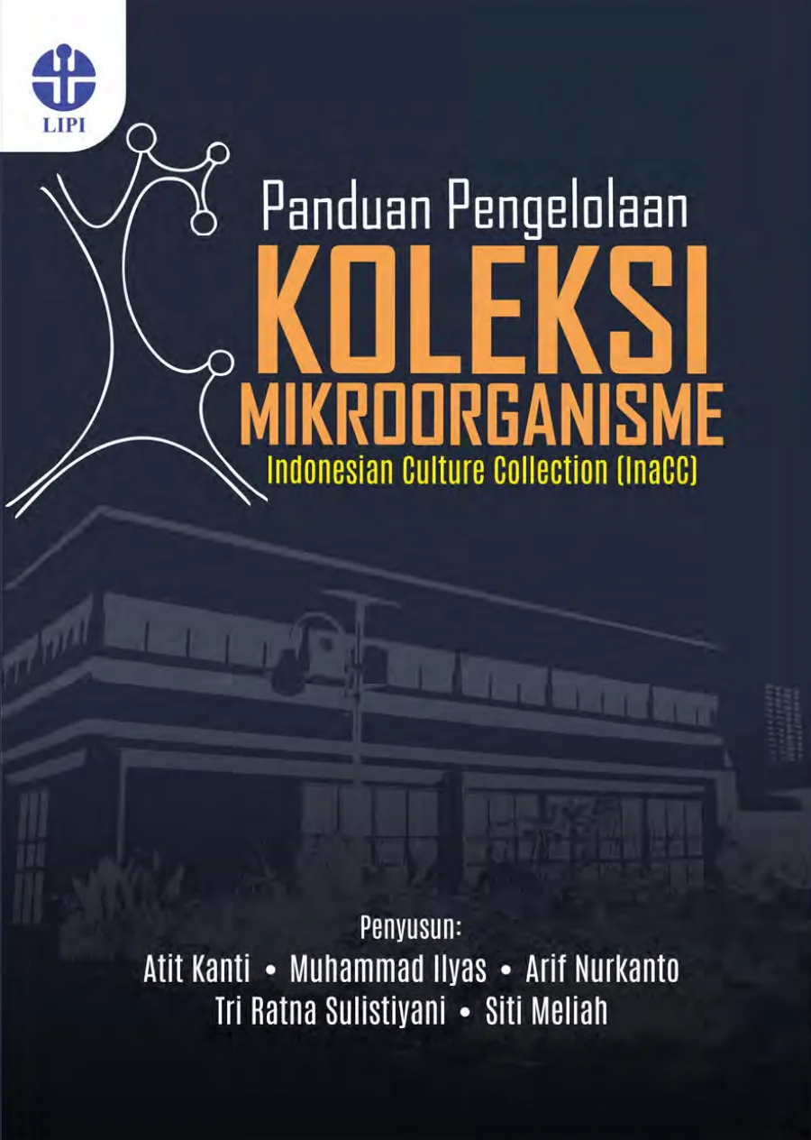 Sampul Panduan Pengelolaan Koleksi Mikroorganisme Indonesian Culture Collection InaCC