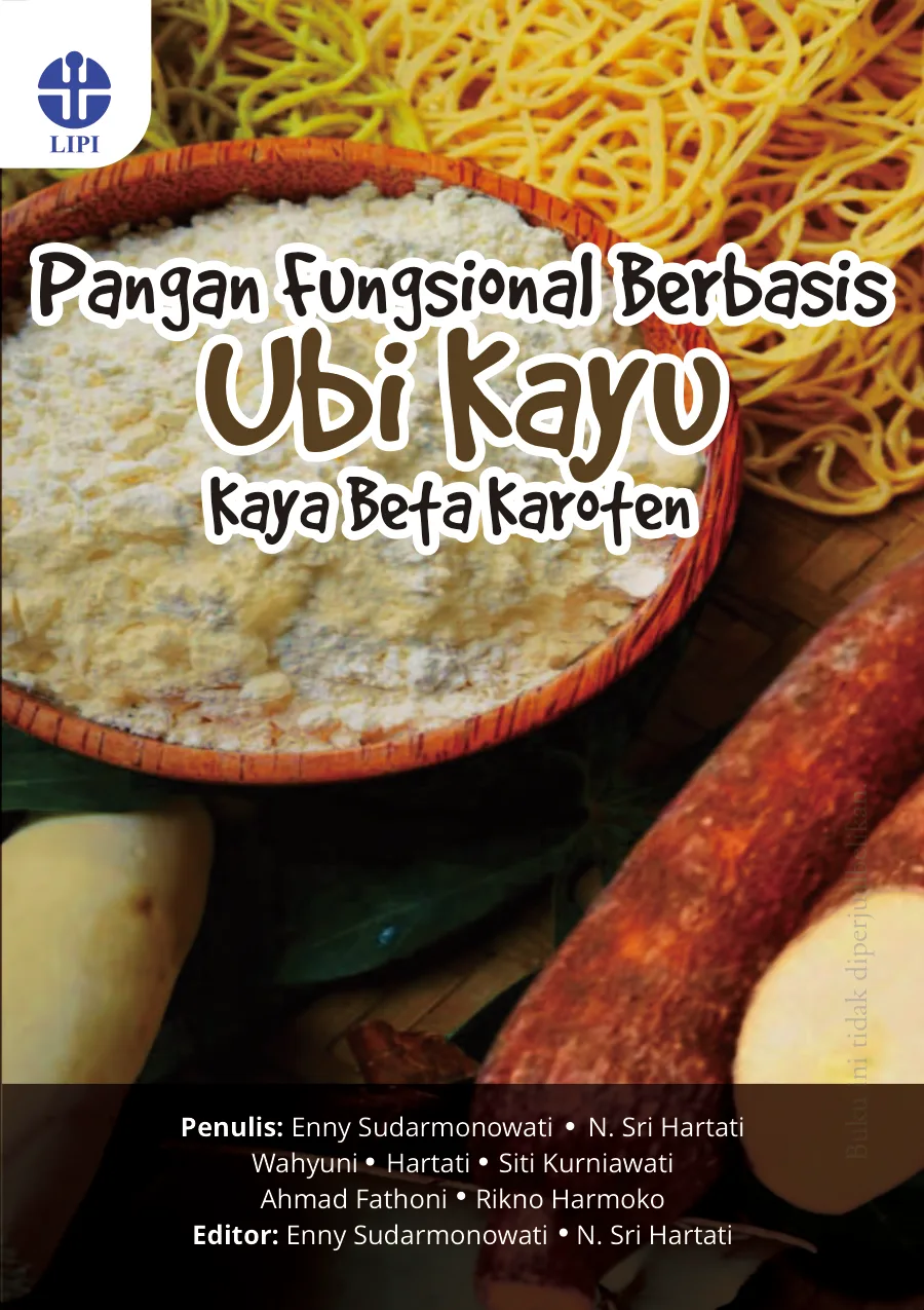 Sampul buku Pangan Fungsional Berbasis Ubi Kayu Kaya Beta Karoten