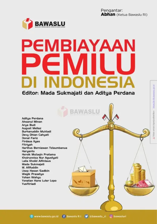 Sampul Pembiayaan Pemilu di Indonesia