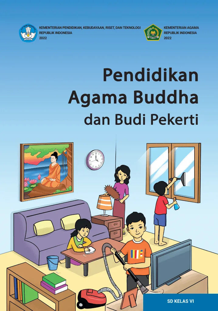 Sampul Pendidikan Agama Buddha dan Budi Pekerti untuk SD Kelas VI