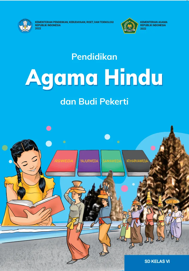Sampul Pendidikan Agama Hindu dan Budi Pekerti untuk SD Kelas VI