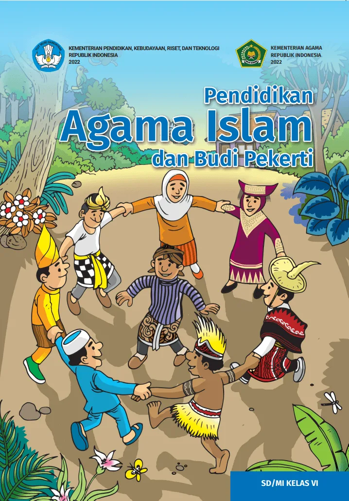 Sampul Pendidikan Agama Islam dan Budi Pekerti untuk SD/MI Kelas VI