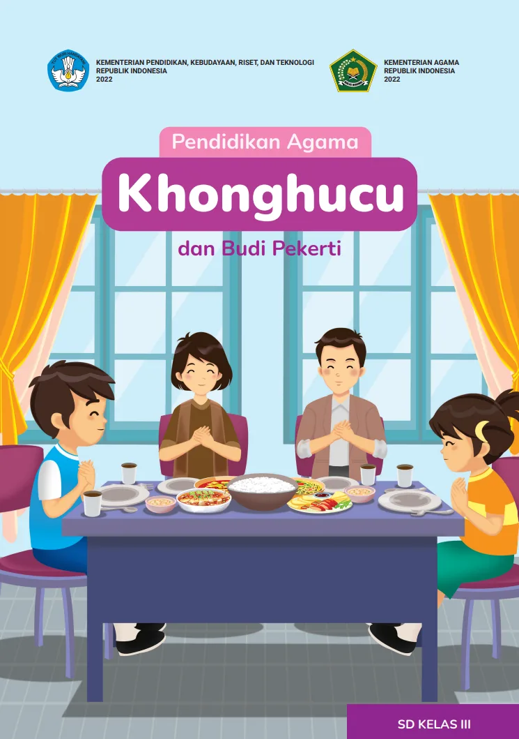 Sampul Pendidikan Agama Khonghucu dan Budi Pekerti untuk SD Kelas III