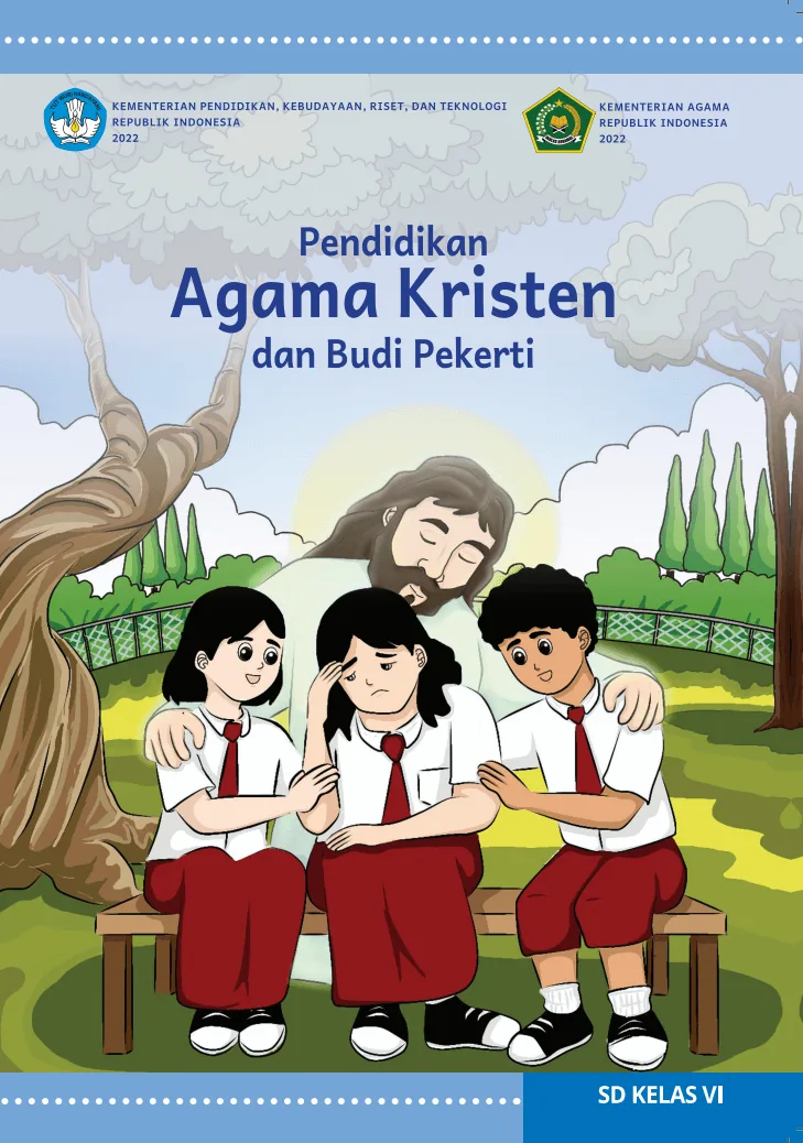 Sampul Pendidikan Agama Kristen dan Budi Pekerti untuk SD Kelas VI