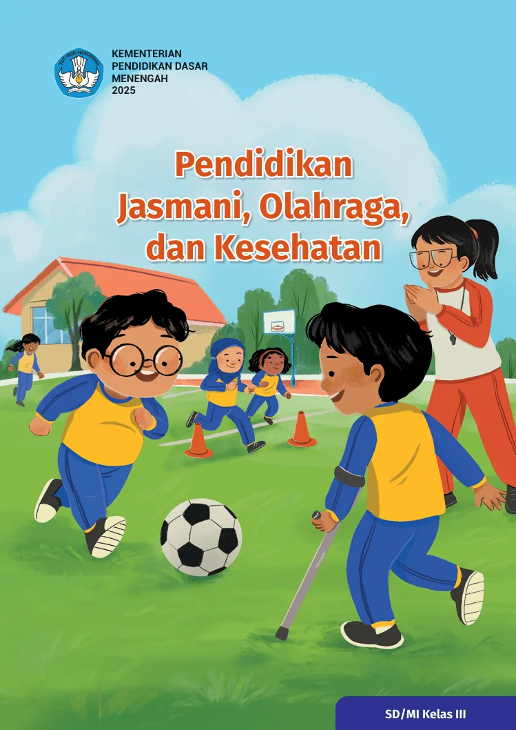Sampul Pendidikan Jasmani, Olahraga, dan Kesehatan untuk SD/MI Kelas III