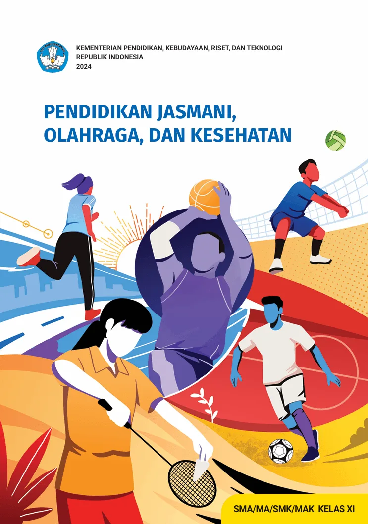 Sampul Pendidikan Jasmani, Olahraga, dan Kesehatan untuk SMA/MA/SMK/MAK Kelas XI