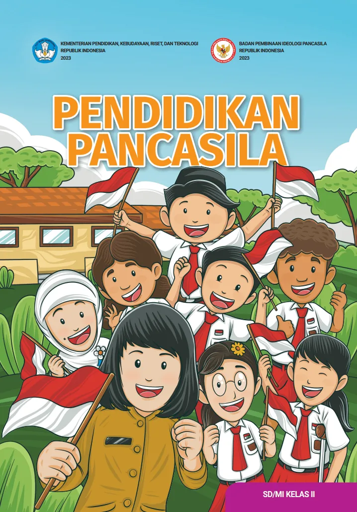 Sampul Pendidikan Pancasila untuk SD/MI Kelas II