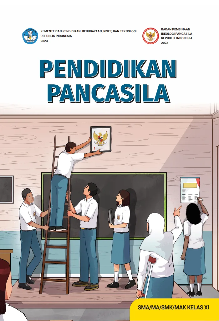 Sampul Pendidikan Pancasila untuk SMA/MA/SMK/MAK Kelas XI