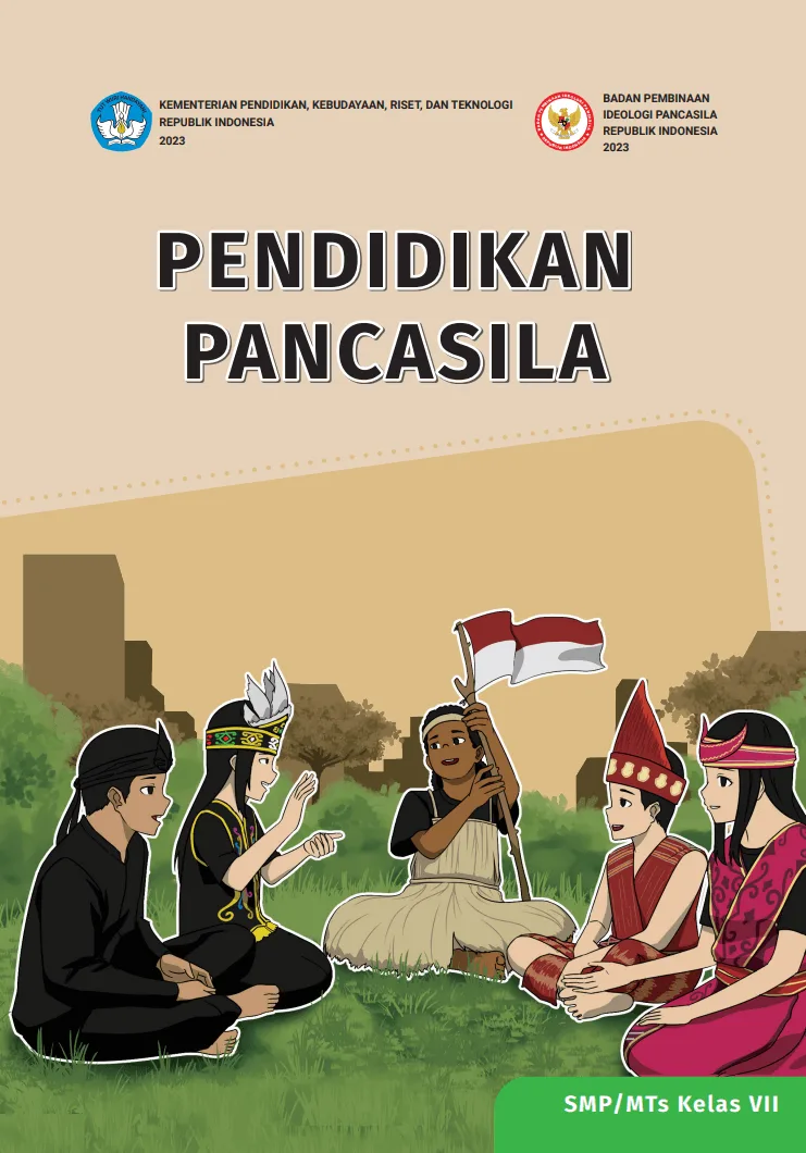 Sampul Pendidikan Pancasila untuk SMP/MTs Kelas VII