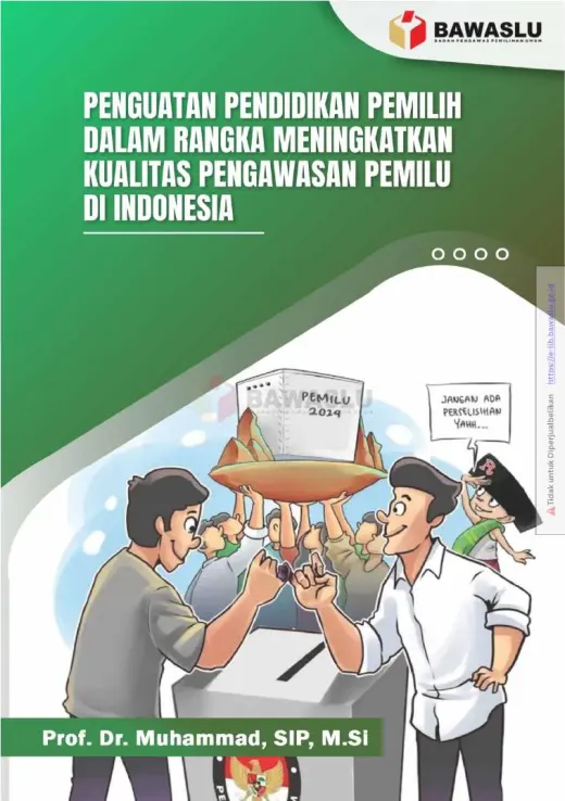 Sampul Penguatan Pendidikan Pemilih dalam Rangka Meningkatkan Kualitas Pengawasan Pemilu di Indonesia