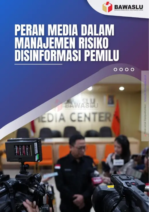 Sampul Peran Media dalam Manajemen Risiko Disinformasi Pemilu