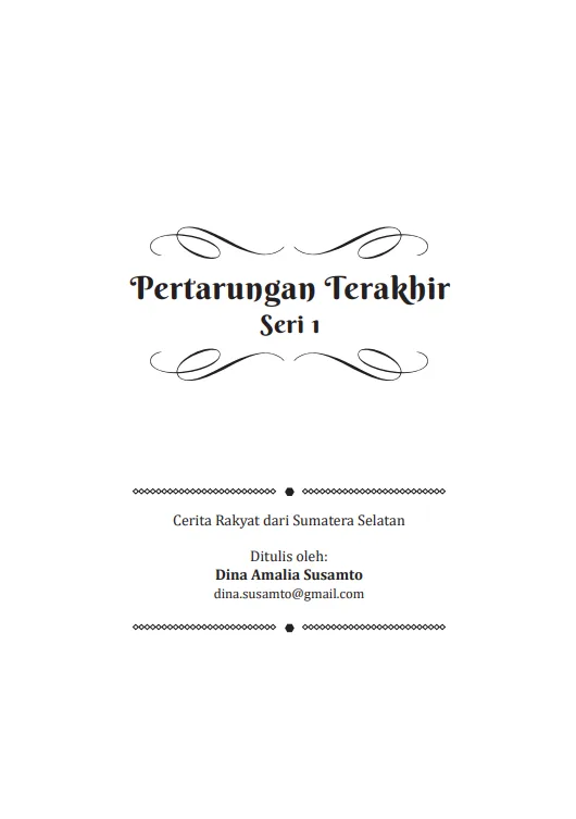 Sampul Pertarungan Terakhir Seri 1