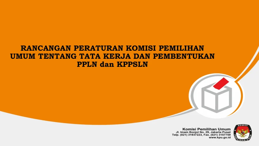 Sampul Presentasi Uji Publik Rancangan PKPU tentang Dapil, Badan AD HOC DN/LN dan Sosialisasi, Partisipasi Masyarakat