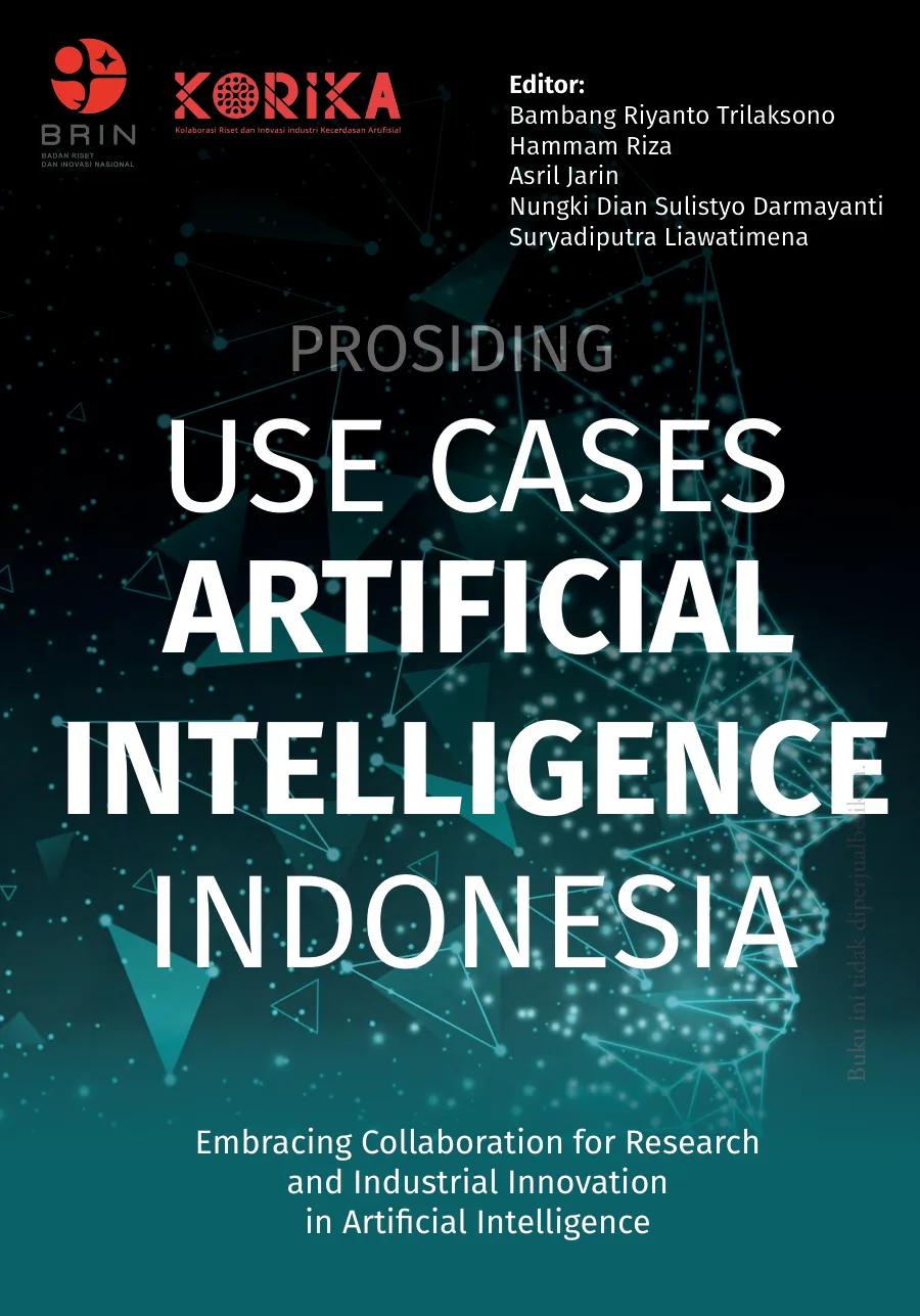 Sampul buku Prosiding Use Cases Artificial Intelligence Indonesia: Embracing Collaboration for Research and Industrial Innovation in Artificial Intelligence