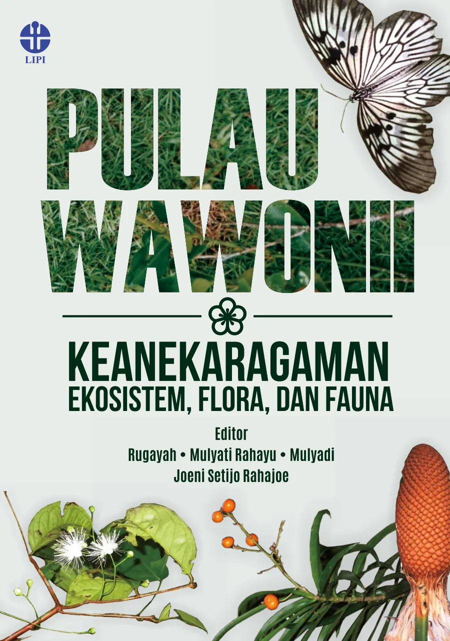 Sampul buku Pulau Wawonii: Keanekaragaman Ekosistem, Flora, dan Fauna