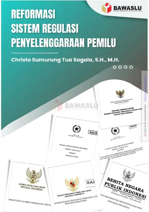 Sampul Reformasi Sistem Regulasi Penyelenggaraan Pemilu