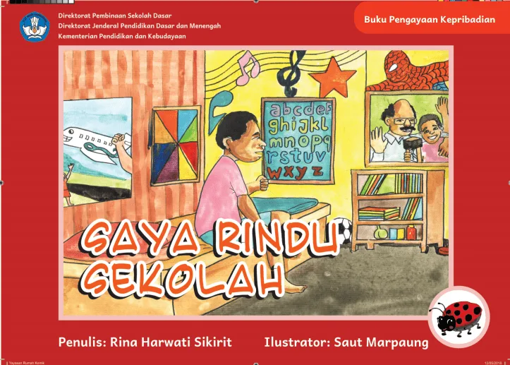 Sampul Saya Rindu Sekolah
