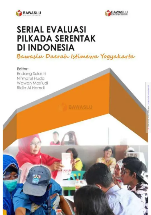 Sampul Serial Evaluasi Pilkada Serentak di Indonesia: Bawaslu Provinsi Daerah Istimewa Yogyakarta
