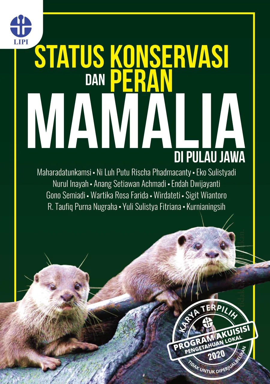 Sampul Status Konservasi dan Peran Mamalia di Pulau Jawa