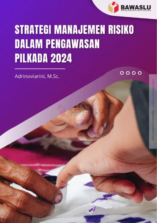 Sampul Strategi Manajemen Risiko Dalam Pengawasan Pilkada 2024