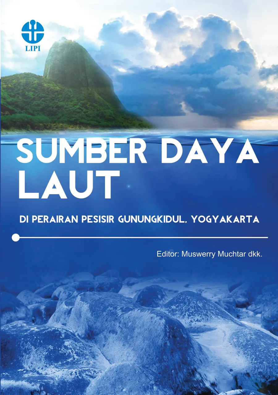 Sampul buku Sumber Daya Laut di Perairan Pesisir Gunungkidul, Yogyakarta