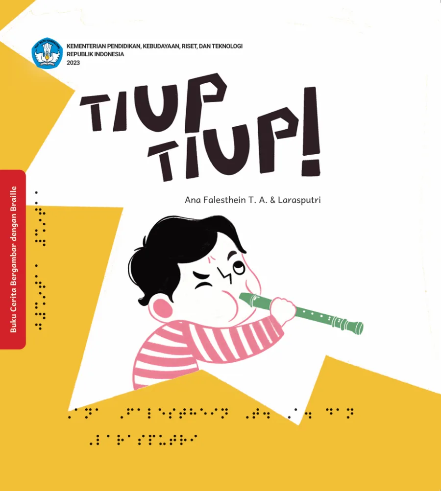 Sampul Tiup Tiup (Edisi Braille)
