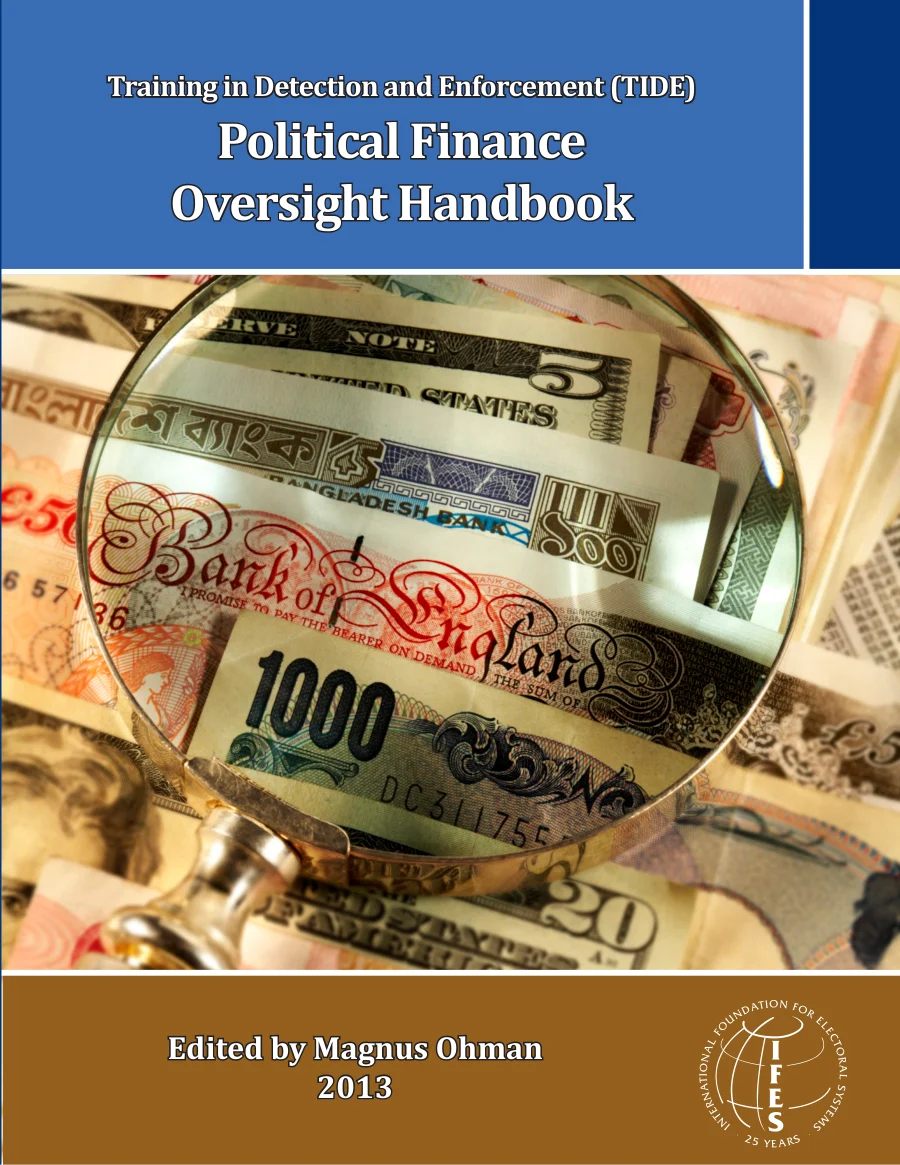 Sampul Training in Detection and Enforcement (TIDE): Political Finance Oversight Handbook