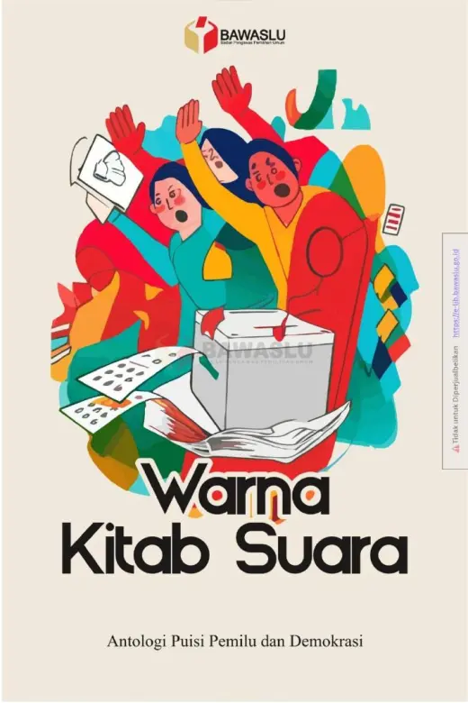 Sampul Warna Kitab Suara: Antologi Puisi Pemilu dan Demokrasi